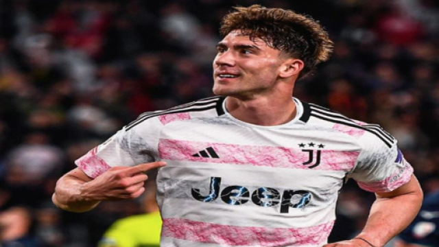 L'esultanza di Vlahovic con la Juventus - &copy; instagram Dusan Vlahovic.