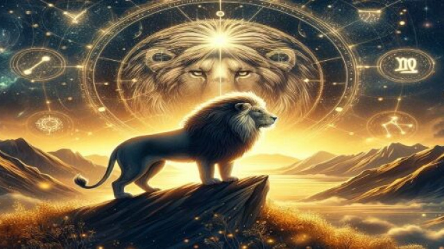 Segno del Leone generato con &copy; AI Copilot.