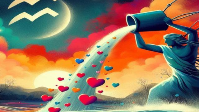 Segno dell'Acquario generato con &copy; AI Copilot.