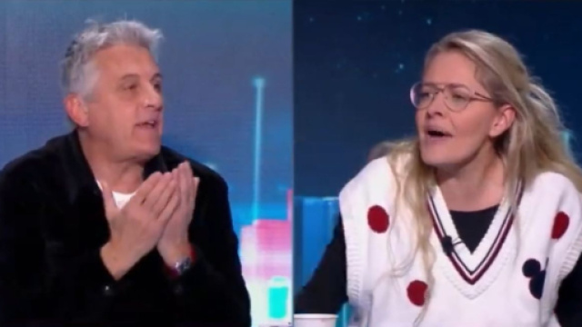 Un d&eacute;bat sur Mbapp&eacute; et Luis Enrique a provoqu&eacute; la col&egrave;re d'Eric Blanc. (screenshot Twitter @lequipe)