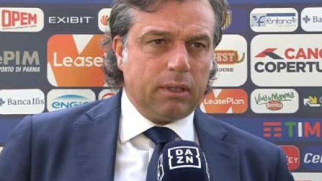 Cristiano Giuntoli, direttore sportivo della Juventus - Screenshot &copy; Dazn.