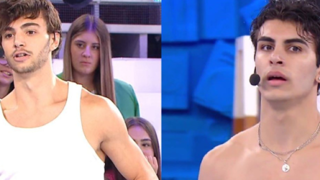 Gli ex allievi Nicholas e Giovanni - screenshot Amici &copy; Canale 5.
