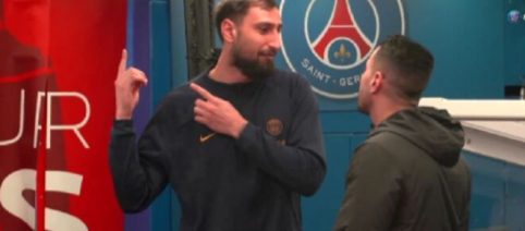L'échange avec les micros entre Donnarumma et l'arbitre (vidéo)