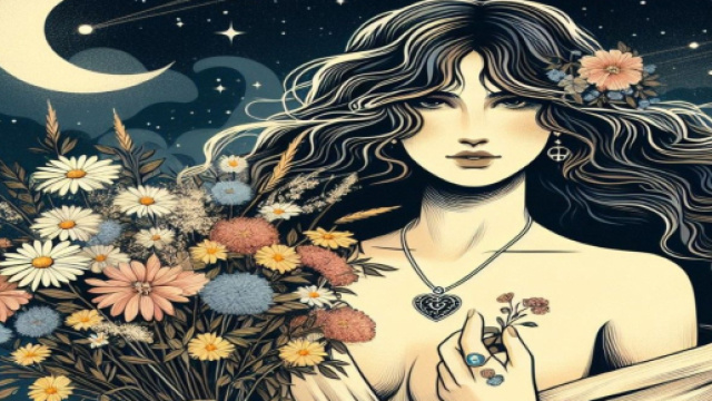 Segno della Vergine generato con &copy; AI Copilot.