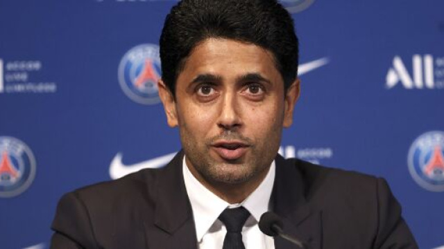 Nasser Al-Khela&iuml;fi, le pr&eacute;sident du PSG (capture X @psgcommunity_)