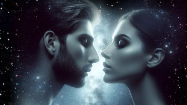 Amore e stelle - &copy; Foto Bing IA