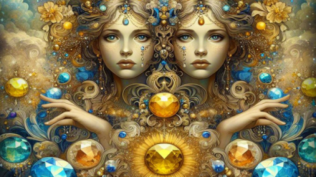 Segno zodiacale dei Gemelli - &copy; Foto Bing IA