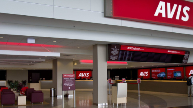 Un ufficio di Avis in aeroporto. @Avis Budget Group