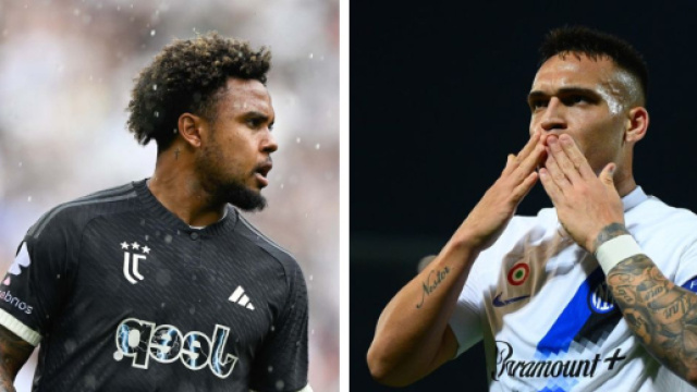 Weston McKennie, foto &copy; Juventus FC e Lautaro Martinez, foto &copy; Inter