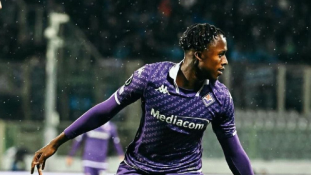 Kouame con la maglia della Fiorentina - Instagram &copy; Kouame
