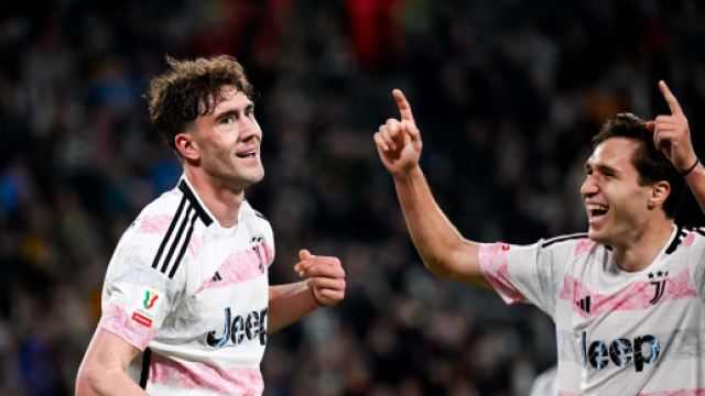 Federico Chiesa e Dusan Vlahovic attaccanti Juventus &copy;️ foto presa da X Juventus