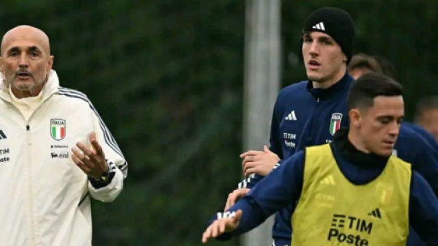Luciano Spalletti in una seduta di allenamento in nazionale (&copy; Facebook Luciano Spalletti)