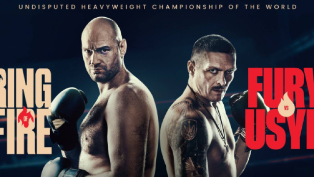 Tyson Fury - Oleksandr Usyk &copy; Dazn.