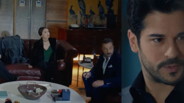Zerrin Tekindor (Leyla), Neslihan Atag&uuml;l (Nihan), Kerem Alışık (Ayhan) e Burak &Ouml;z&ccedil;ivit (Kemal) - screenshot &copy; Endless love.