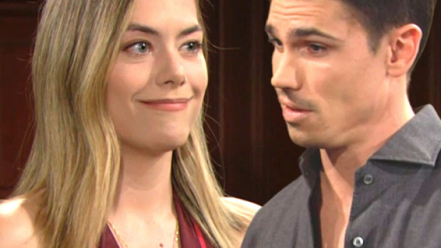 Nella foto Hope e Finn di Beautiful &copy; Canale 5.