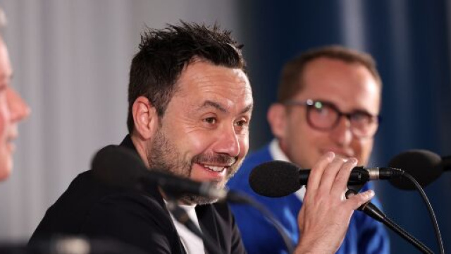 Roberto De Zerbi, allenatore del Brighton. Foto &copy; Brighton & Hove Albion