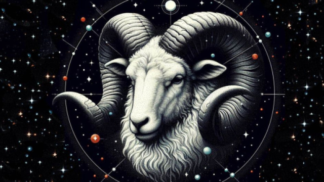 Segno zodiacale dell'Ariete - &copy; Foto Bing IA.