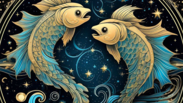 Segno zodiacale dei Pesci - &copy; Bing IA