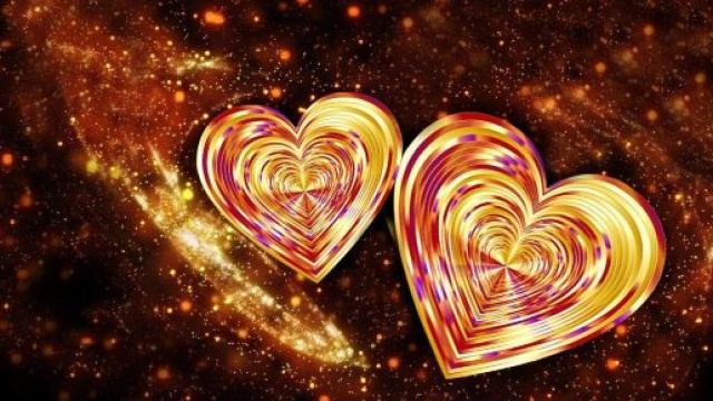 Due cuori nell'universo &copy; Pixabay