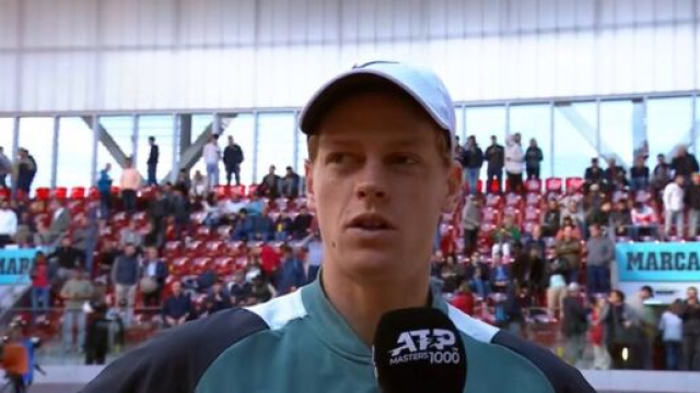 Jannik Sinner intervistato da Sky Sport - screenshot &copy; Sky Sport.