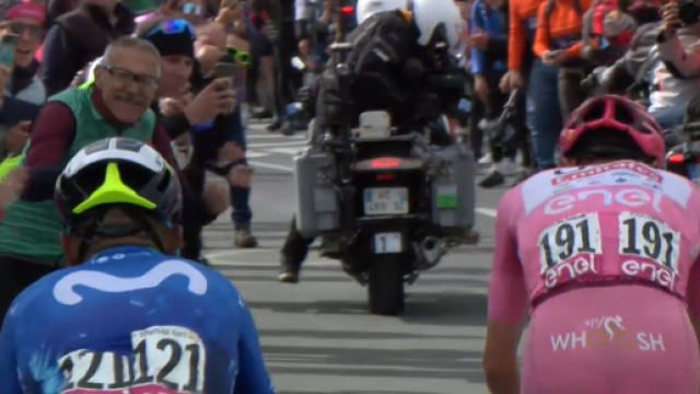 Tadej Pogacar al Giro d'Italia - Screenshot &copy;Eurosport