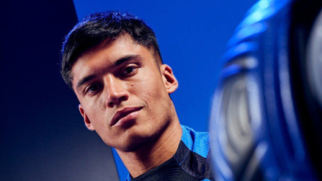 Joaquin Correa con la maglia dell'Inter &copy; Facebook
