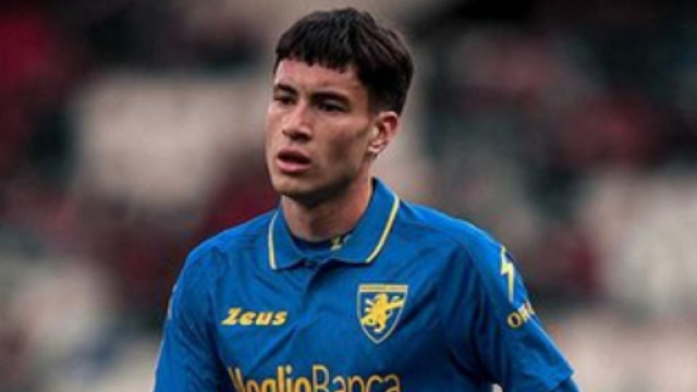 Matias Soul&eacute;, con la maglia del Frosinone &copy; Instagram