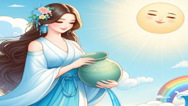 Segno dell'Acquario generato con &copy; AI Copilot.