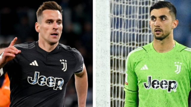 Arkadiusz Milik e Mattia Perin, foto &copy; Juventus FC