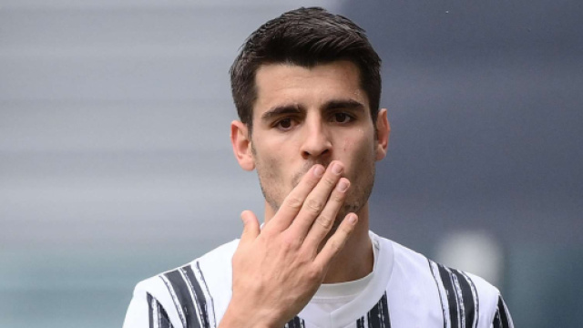 Morata nella sua precedente esperienza alla Juventus &copy; profilo Instagram Morata.