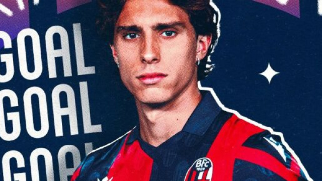 Riccardo Calafiori, difensore del Bologna. Foto &copy; Bologna FC