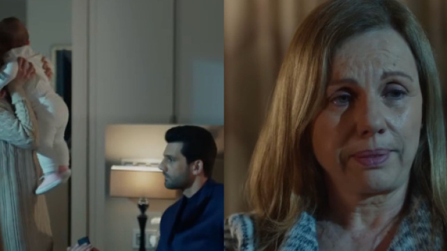 Neslihan Atag&uuml;l (Nihan), Arven Beren Kuşatman (Deniz), Kaan Urgancıoğlu (Emir) e Ayşen İnci (M&uuml;jgan) - screenshot &copy; Endless love.