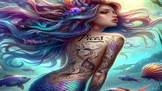 Segno dei Pesci generato con &copy; AI Copilot.