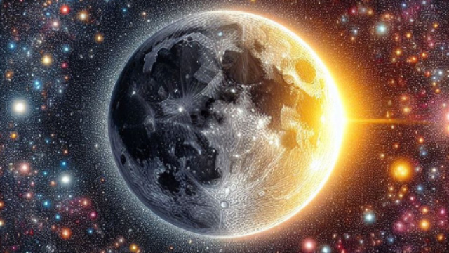 Stelle e Luna - &copy; Foto Bing IA