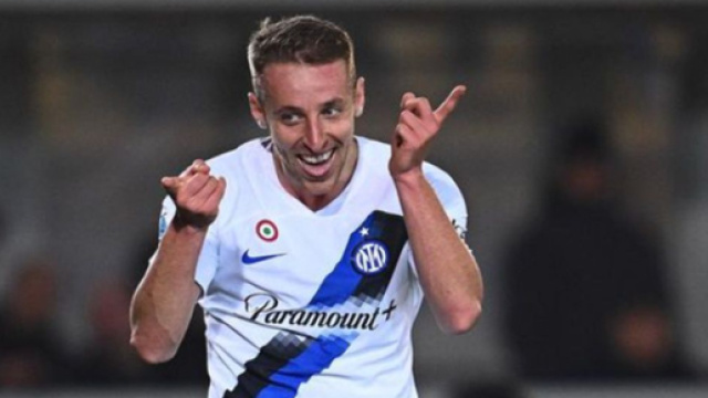 Frattesi esulta con la maglia dell'Inter - Foto Instagram &copy; Frattesi.