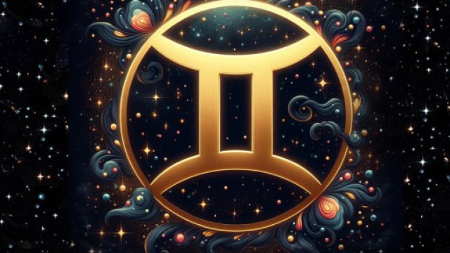 Simbolo zodiacale dei Gemelli - &copy; Foto Bing IA.