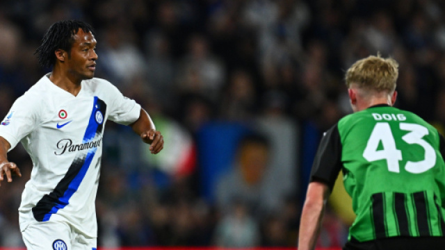 Juan Cuadrado, esterno dell'Inter in Sassuolo-Inter, stagione 2023/24. Foto &copy; Inter