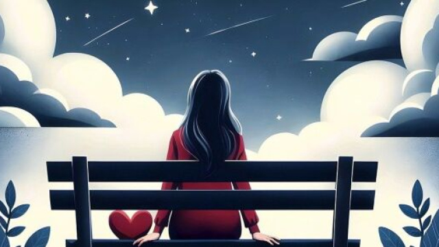 Una ragazza ammira le stelle &copy; Pixabay.com