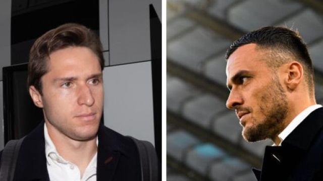 Federico Chiesa e Filip Kostic. Foto &copy; Juventus