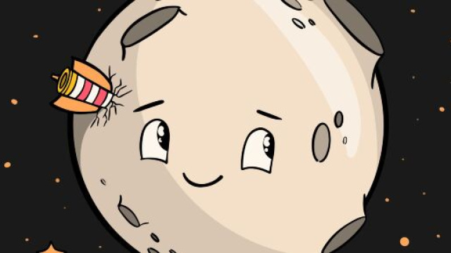 Luna e stelle &copy; Immagine di Pixabay.