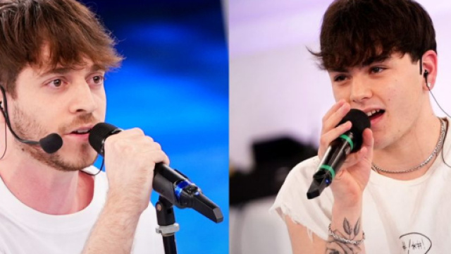 Gli allievi Holden e Petit - screenshot Amici &copy; Canale 5