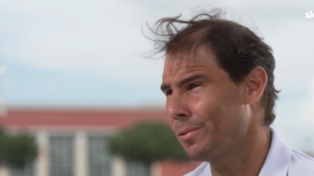 Rafa Nadal intervistato da Sky Sport - screenshot &copy; Sky Sport.