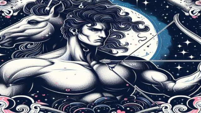 Segno del Sagittario generato con &copy; AI Copilot.
