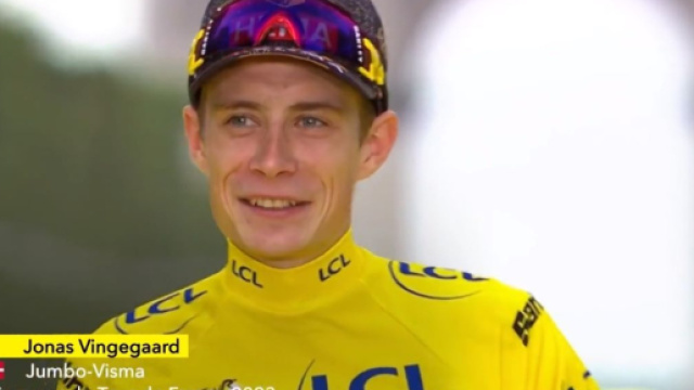 Jonas Vingegaard - Screenshot &copy; Eurosport.
