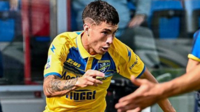 Matias Soul&eacute;, con la maglia del Frosinone - Foto profilo Instagram &copy; matiassoule11