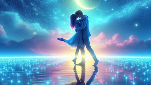 Coppia che danza sotto le stelle - &copy; Pixabay