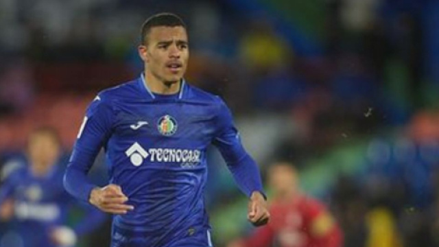 Mason Greenwood con la maglia del Girona &copy; profilo Instagram masongreenwood