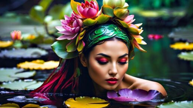Donna ninfa &copy;Immagine di Pixabay.
