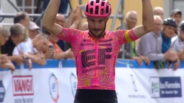 Ciclismo, Alberto Bettiol &egrave; Campione d'Italia - Screenshot &copy; Eurosport