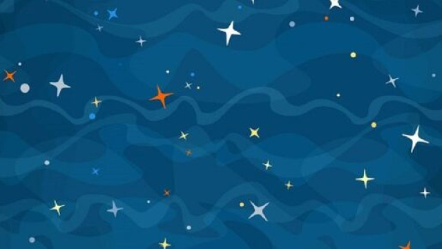 Stelle colorate nel cielo (&copy;Freepik.com)